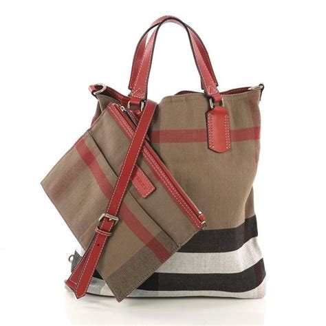 burberry canvas check tottenham tote|Burberry Tottenham Tote House Check Canvas Medium .